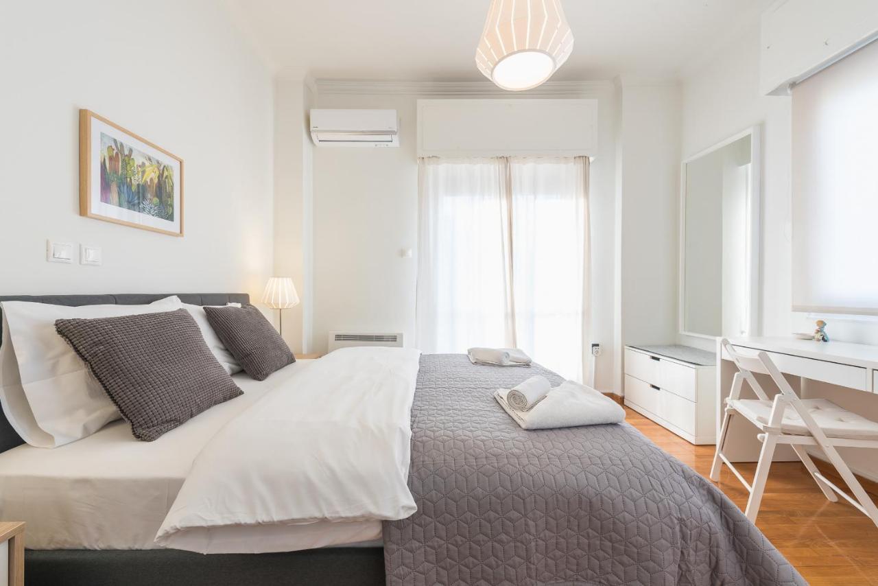 Cozy And Fresh Apt Close To Metro Athen Eksteriør billede
