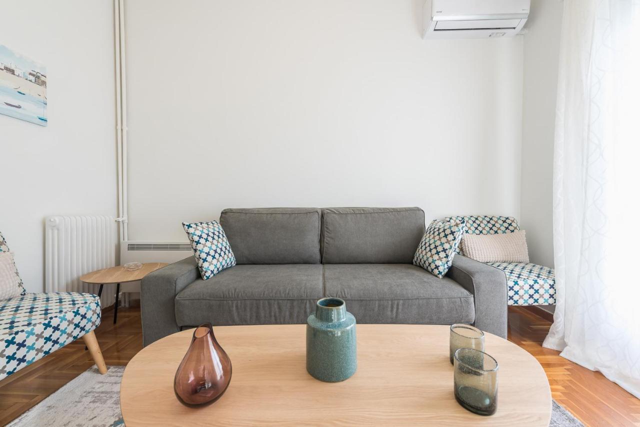 Cozy And Fresh Apt Close To Metro Athen Eksteriør billede