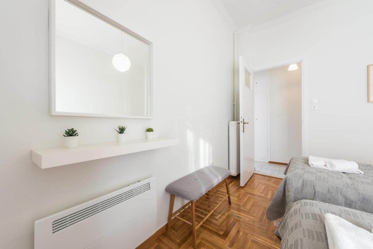 Cozy And Fresh Apt Close To Metro Athen Eksteriør billede