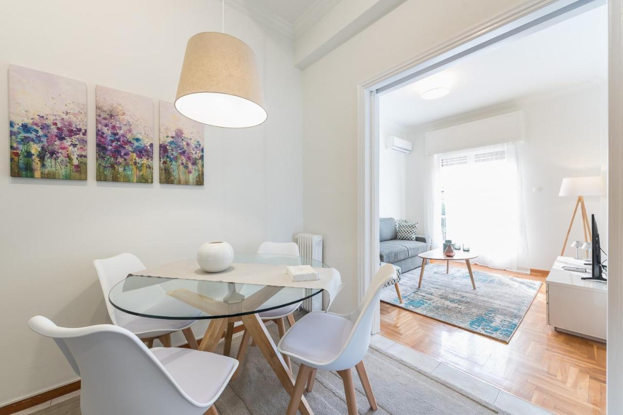 Cozy And Fresh Apt Close To Metro Athen Eksteriør billede