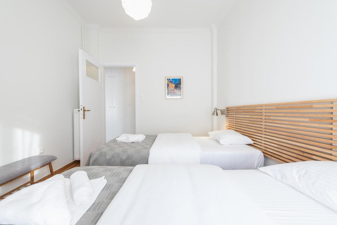 Cozy And Fresh Apt Close To Metro Athen Eksteriør billede