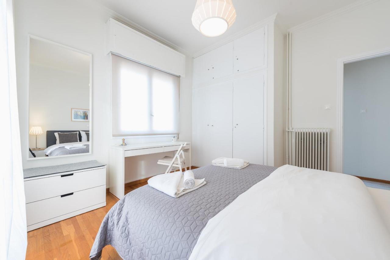 Cozy And Fresh Apt Close To Metro Athen Eksteriør billede