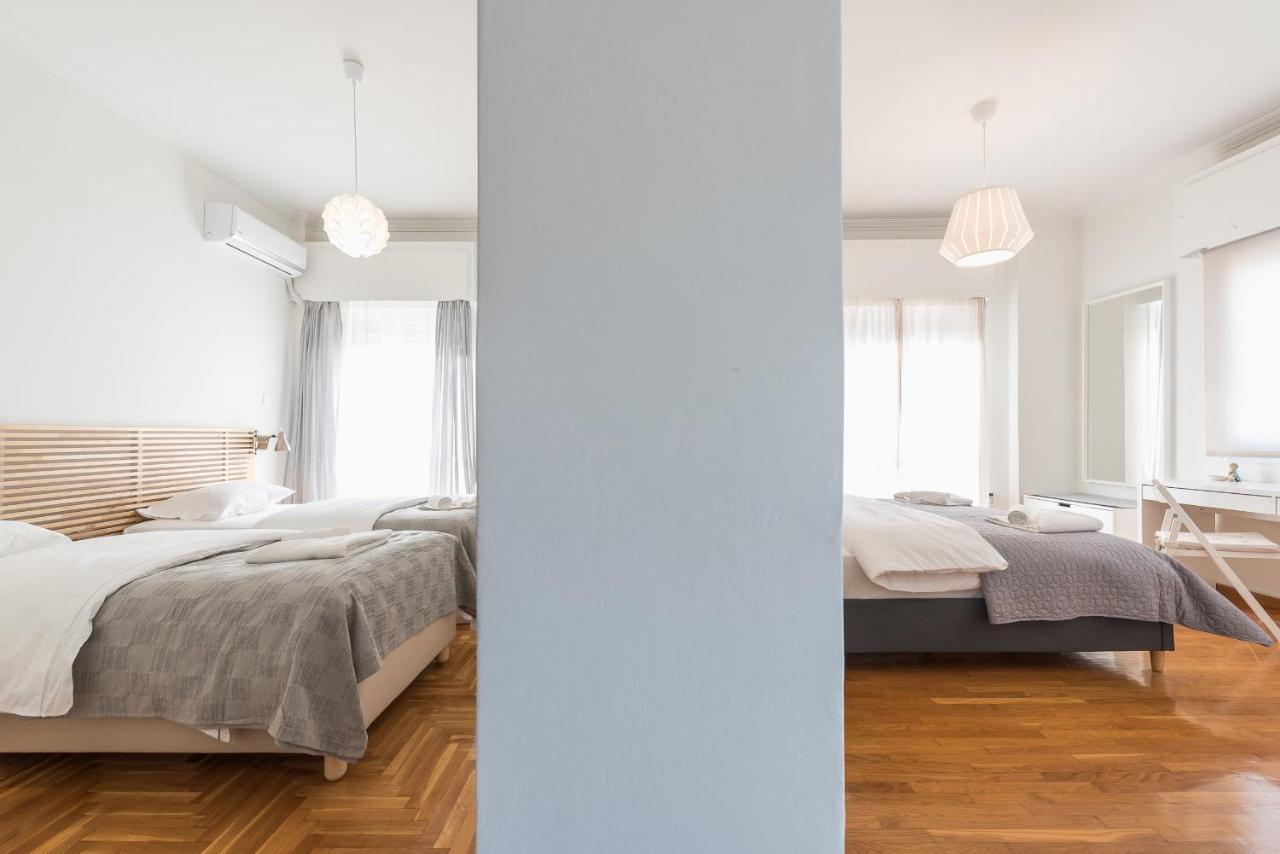 Cozy And Fresh Apt Close To Metro Athen Eksteriør billede